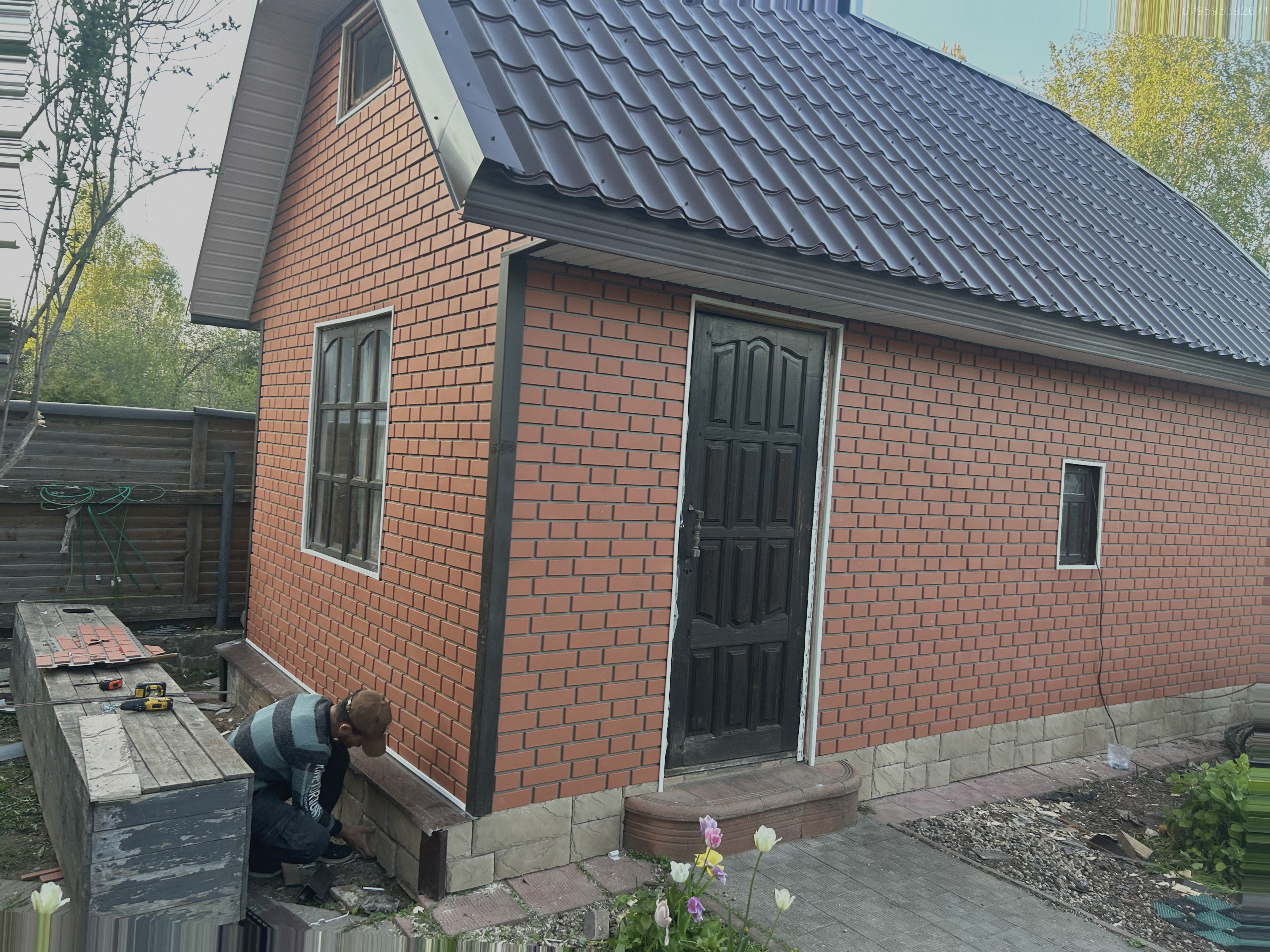 Фасадные работы монтаж сайдинга фасадных панелей Арт.:7654057736