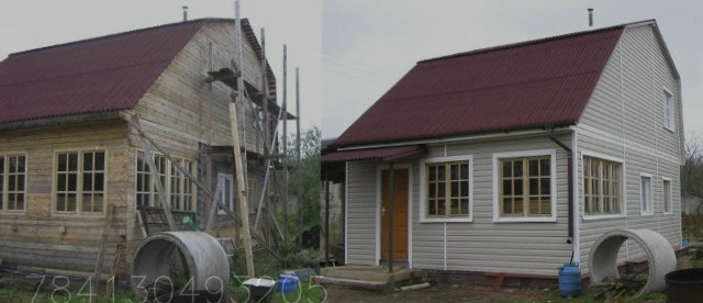 Реконструкция и ремонт деревянных домов, дач бань