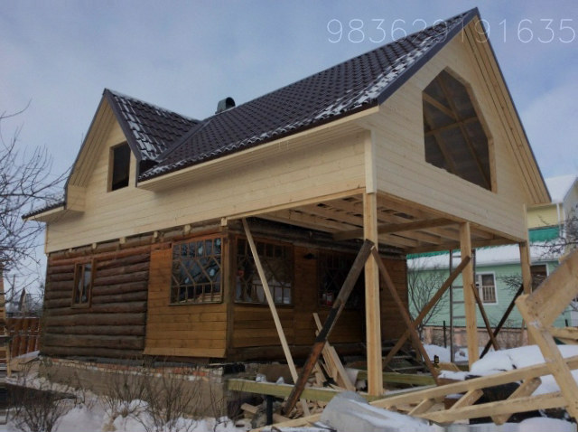 Реконструкция и ремонт деревянных домов, дач бань