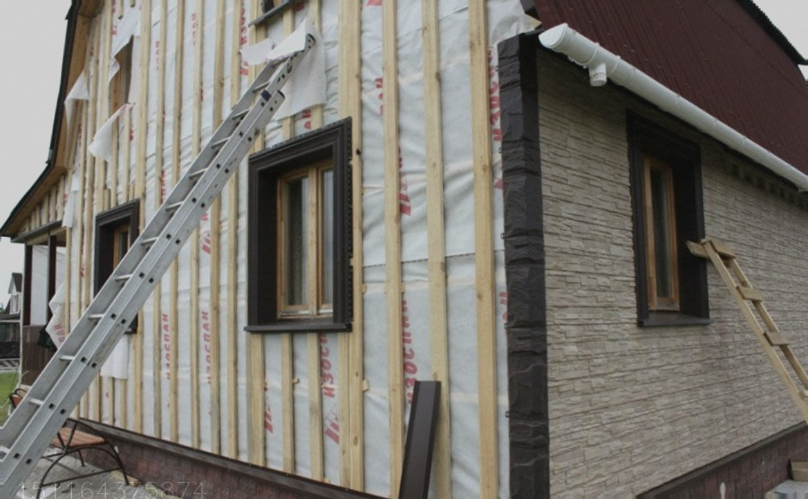 Фасадные работы монтаж сайдинга фасадных панелей Арт.:8965885980