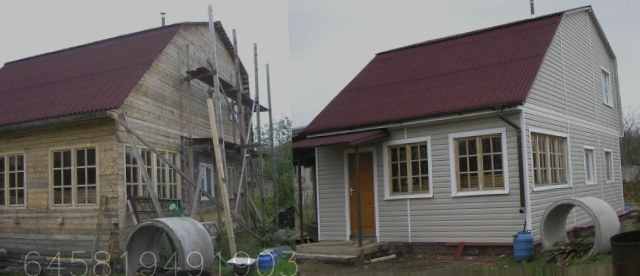 Реконструкция и ремонт деревянных домов, дач бань