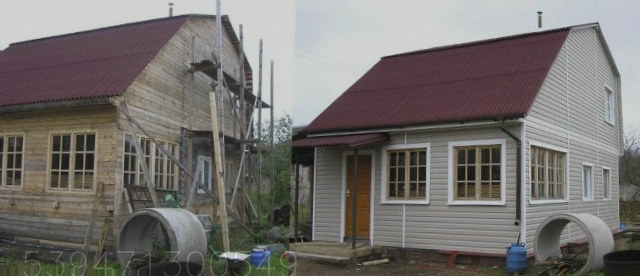 Реконструкция и ремонт деревянных домов, дач бань