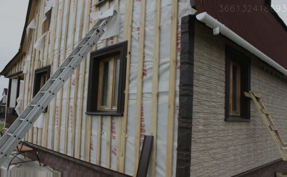 Фасадные работы монтаж сайдинга фасадных панелей Арт.:5452773607