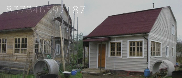 Реконструкция и ремонт деревянных домов, дач бань