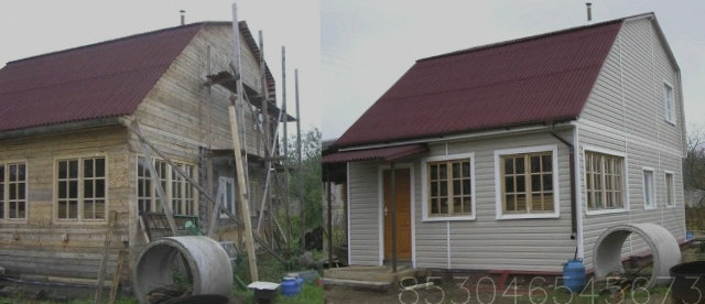 Реконструкция и ремонт деревянных домов, дач бань