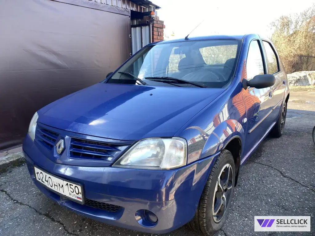 Renault Logan 1.4 Механическая, 2007, 250000 км