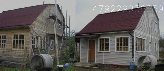 Реконструкция и ремонт деревянных домов, дач бань