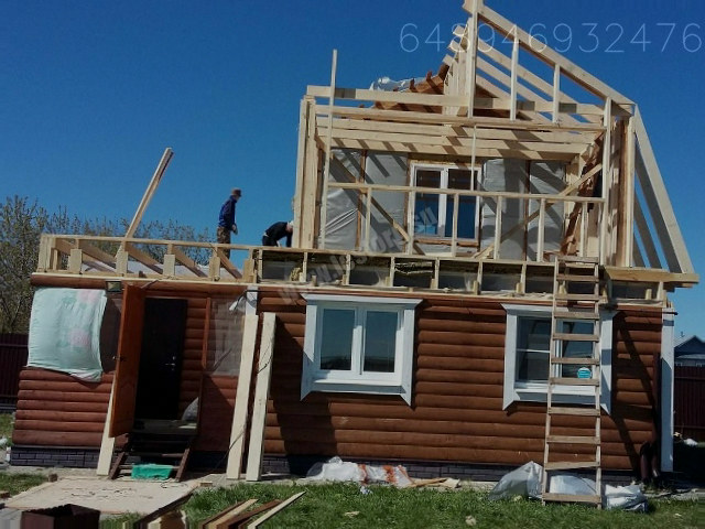 Реконструкция и ремонт деревянных домов, дач бань