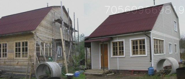 Реконструкция и ремонт деревянных домов, дач бань