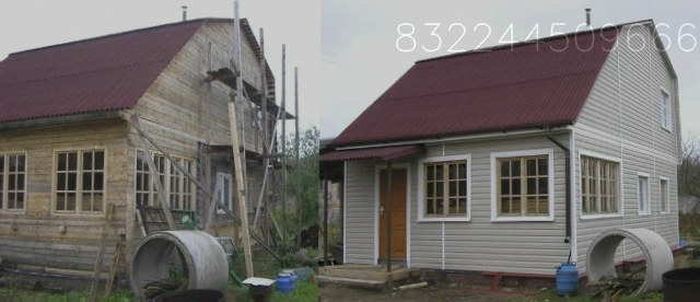 Реконструкция и ремонт деревянных домов, дач бань