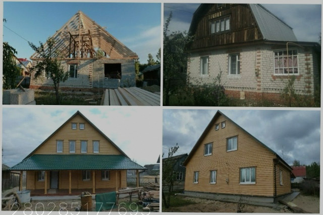 Реконструкция и ремонт деревянных домов, дач бань