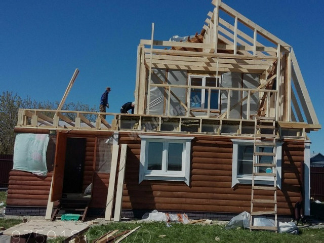 Реконструкция и ремонт деревянных домов, дач бань