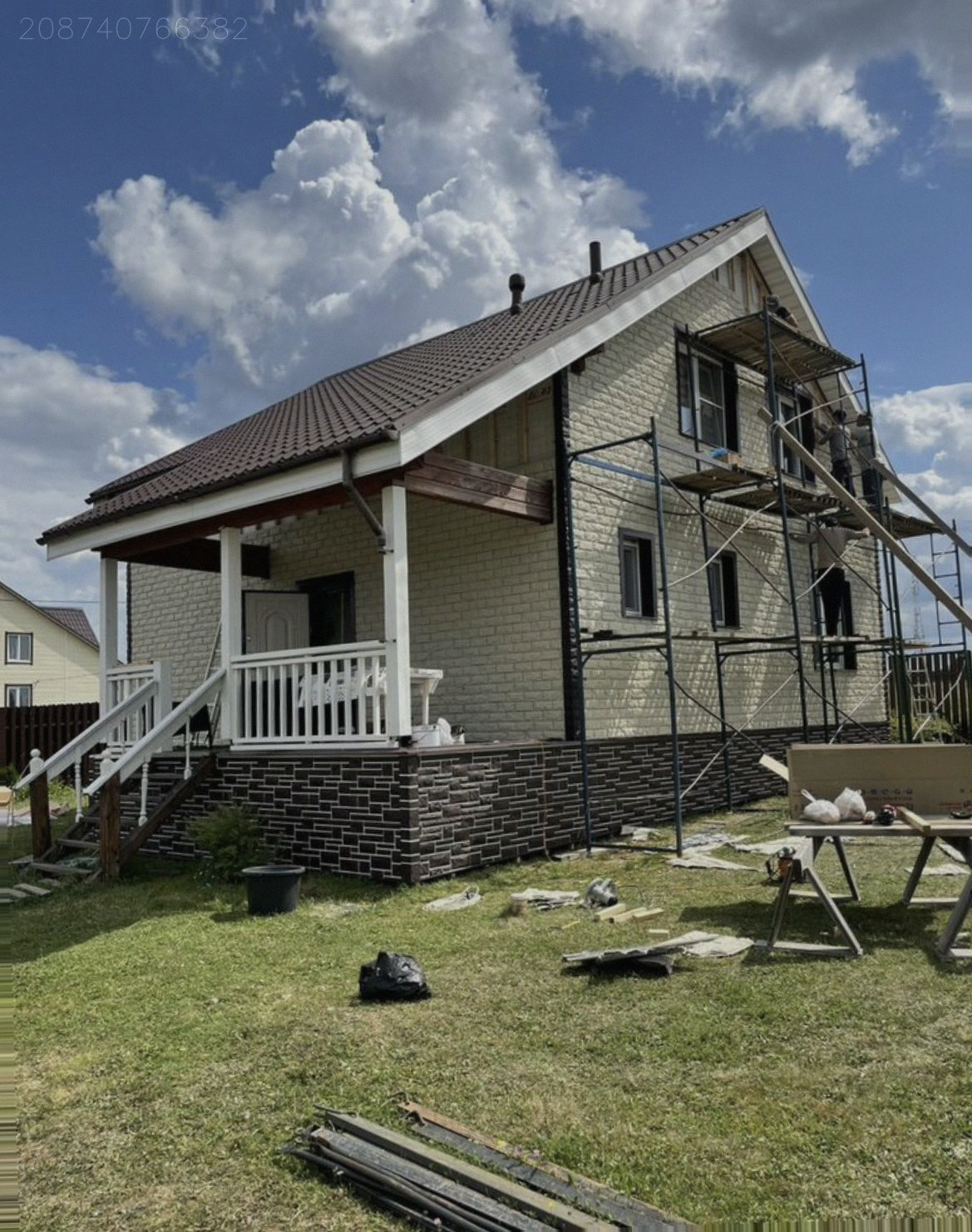 Фасадные работы монтаж сайдинга фасадных панелей Арт.:2206314917