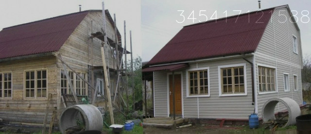 Реконструкция и ремонт деревянных домов, дач бань