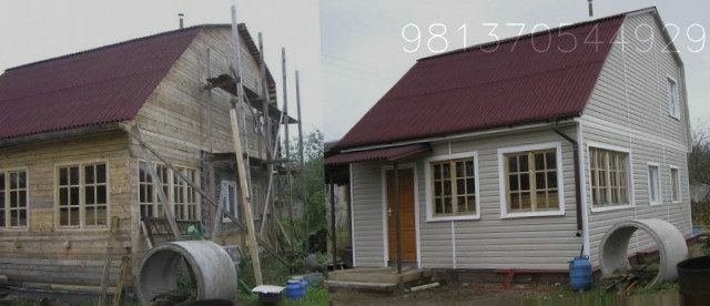 Реконструкция и ремонт деревянных домов, дач бань