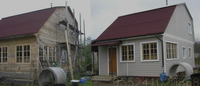 Реконструкция и ремонт деревянных домов, дач бань