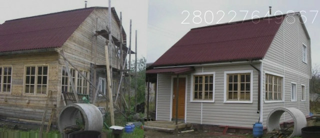 Реконструкция и ремонт деревянных домов, дач бань