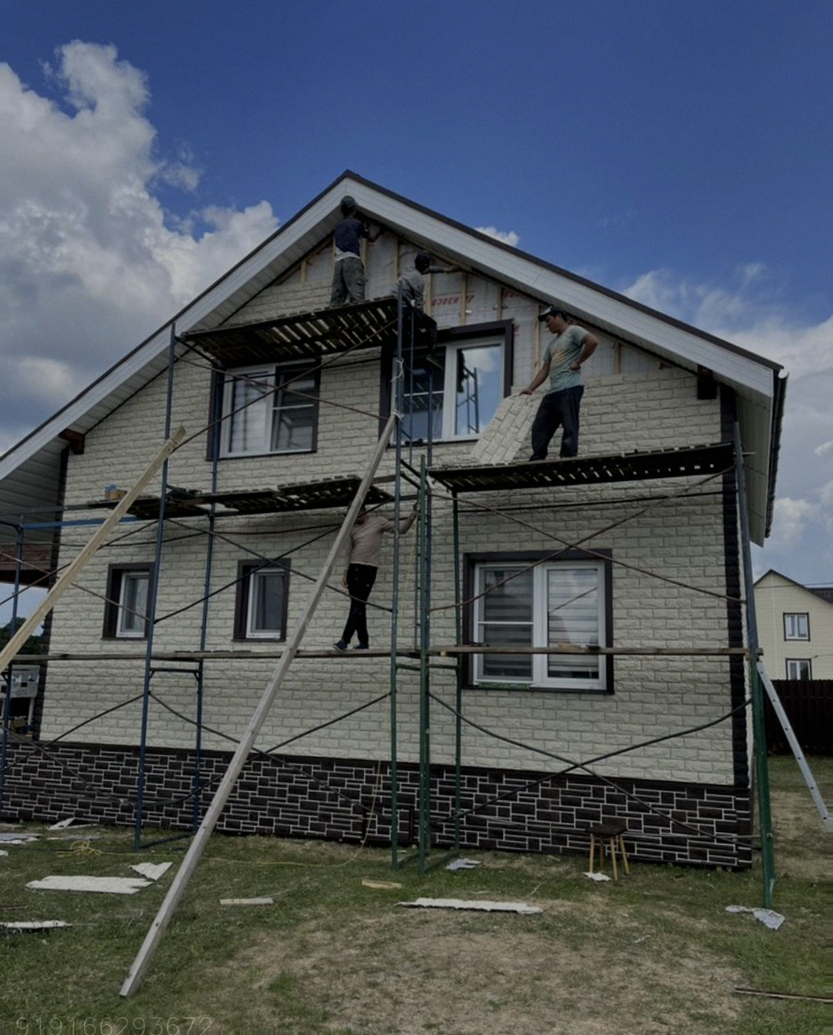 Фасадные работы монтаж сайдинга фасадных панелей Арт.:9085959318