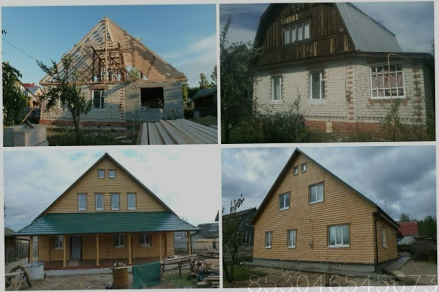 Реконструкция и ремонт деревянных домов, дач бань