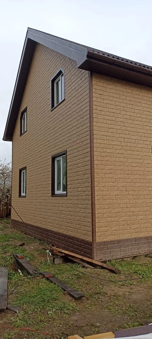 Фасадные работы монтаж сайдинга фасадных панелей Арт.:8973133427