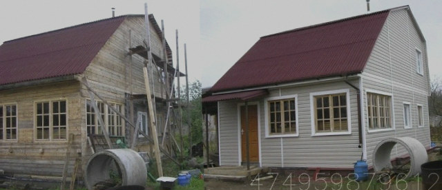 Реконструкция и ремонт деревянных домов, дач бань