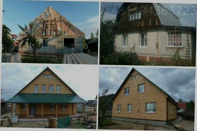 Реконструкция и ремонт деревянных домов, дач бань