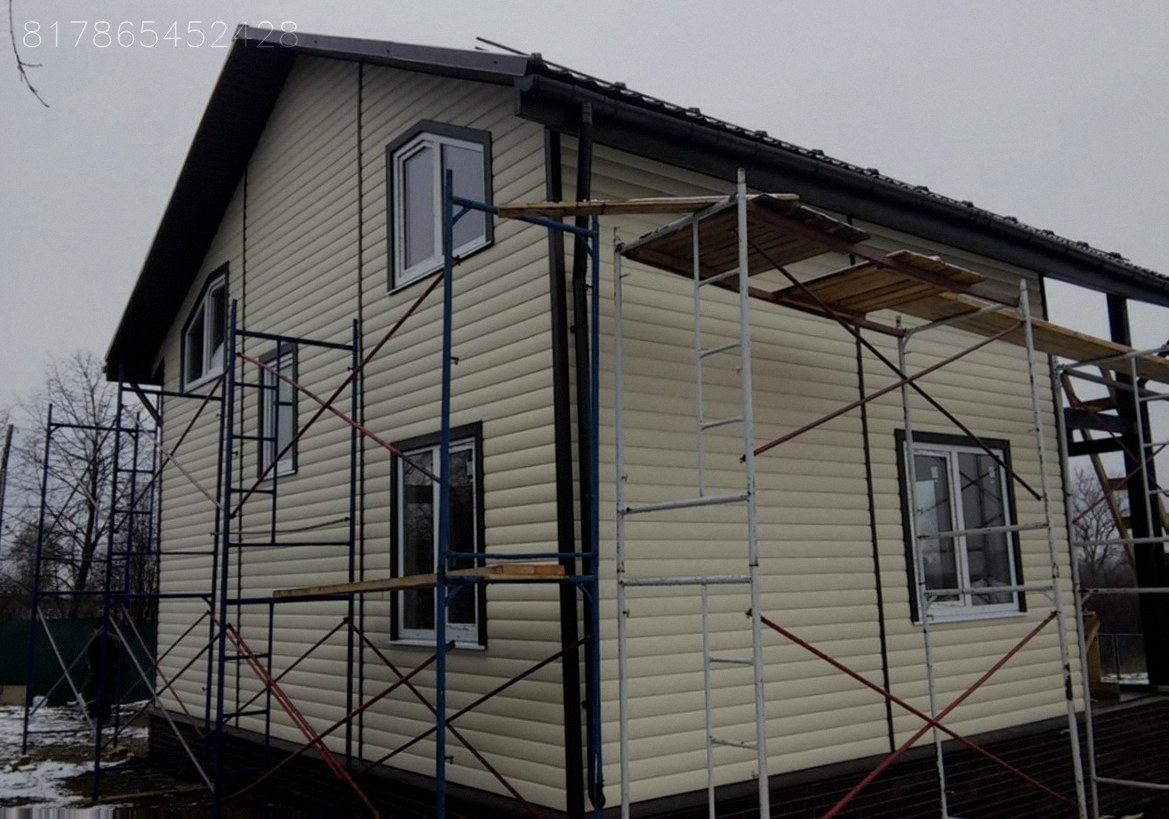 Фасадные работы монтаж сайдинга фасадных панелей Арт.:8223713910