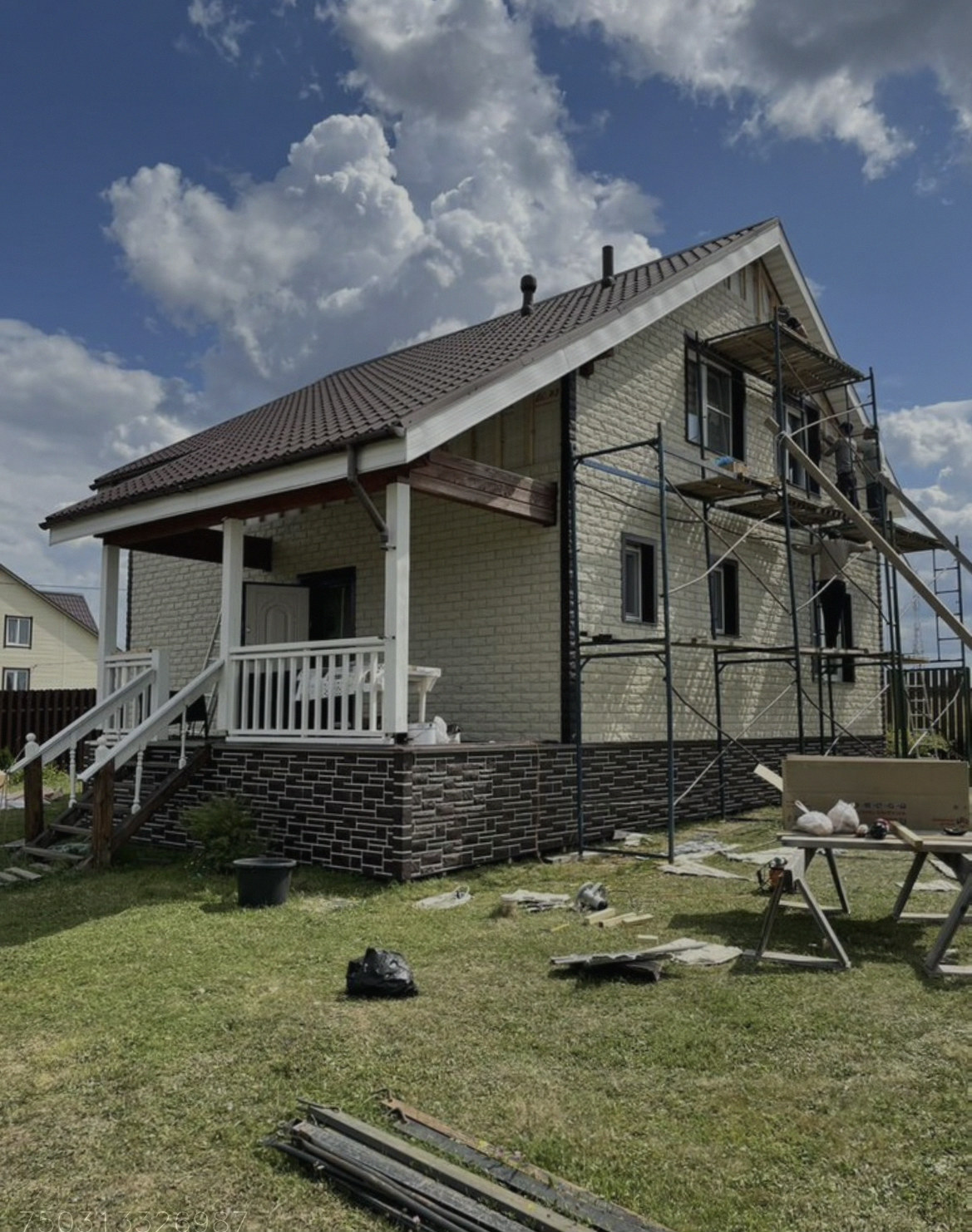 Фасадные работы монтаж сайдинга фасадных панелей Арт.:3076012443