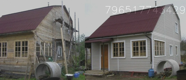 Реконструкция и ремонт деревянных домов, дач бань