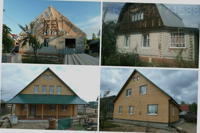 Реконструкция и ремонт деревянных домов, дач бань