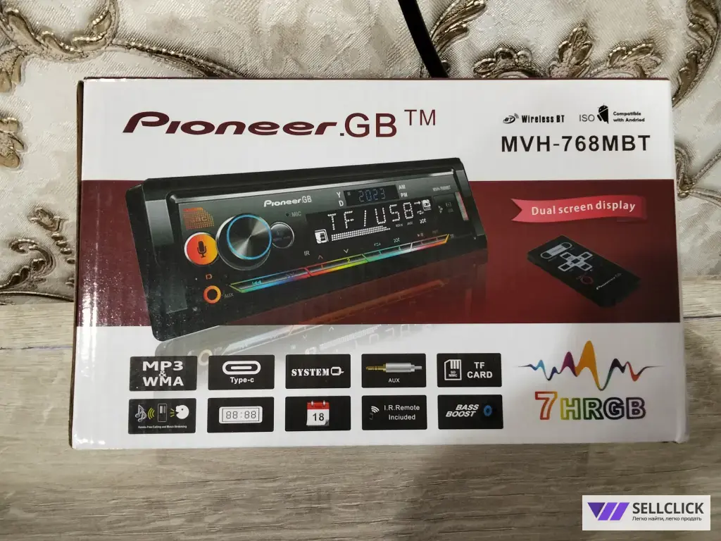 Новая Магнитола Pioneer.GB с Bluetooth