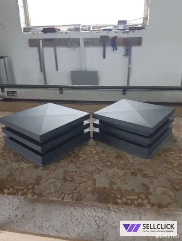 Колпаки на столбы забора