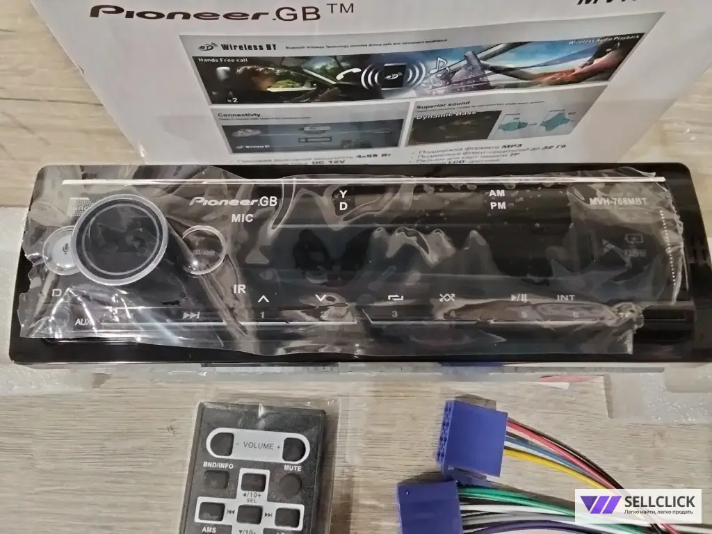 Новая Магнитола Pioneer.GB с Bluetooth