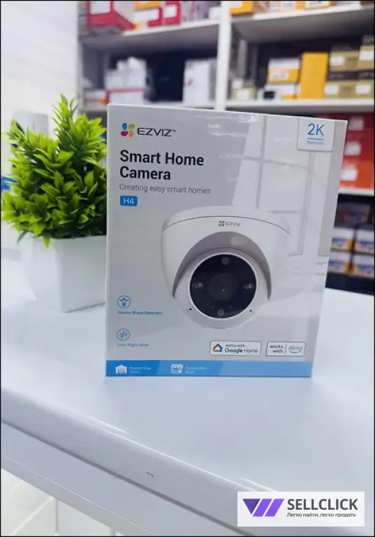 Ezviz CS-H4 (3WKFL, 2,8MM) Wi-Fi камера c распознаванием людей и авто