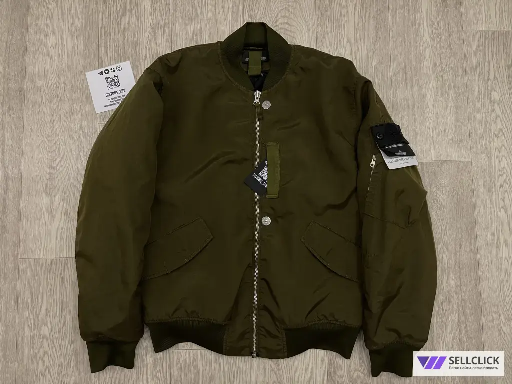 Утепленный Бомбер Куртка Stone Island Shadow Project Primaloft® L Оригинал