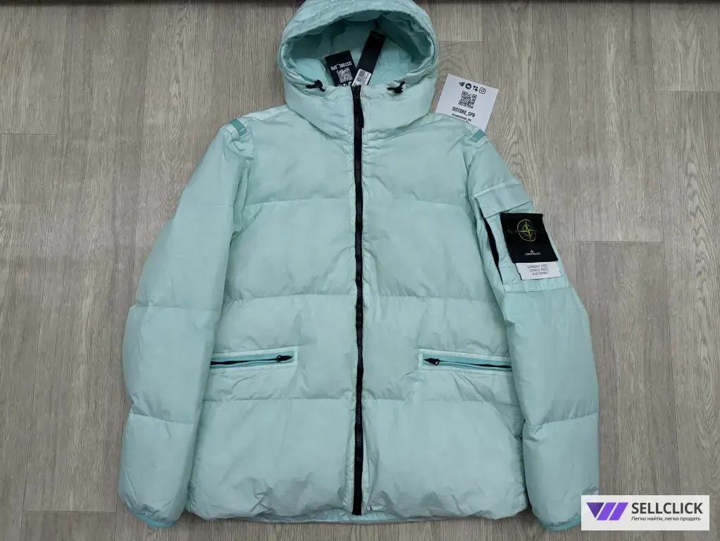 Пуховик Stone Island Crinkle Reps R-NY XL XXL Оригинал