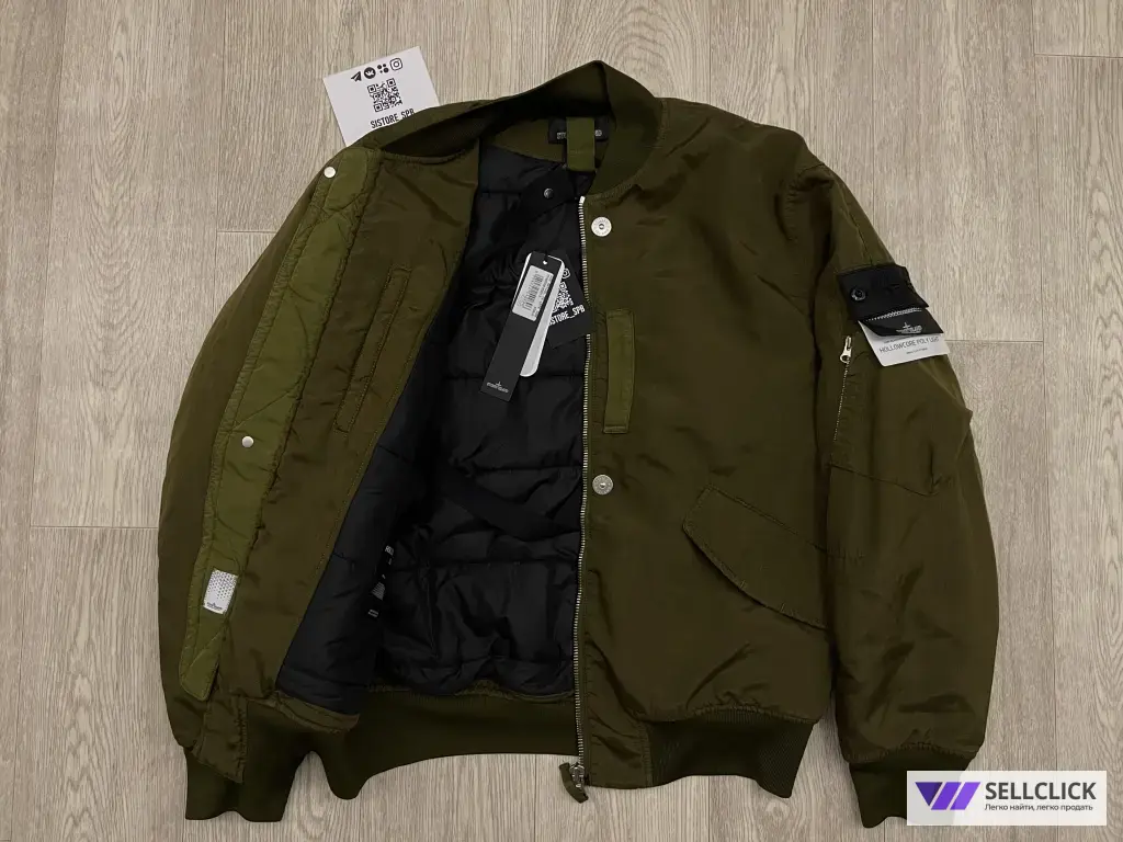 Утепленный Бомбер Куртка Stone Island Shadow Project Primaloft® L Оригинал