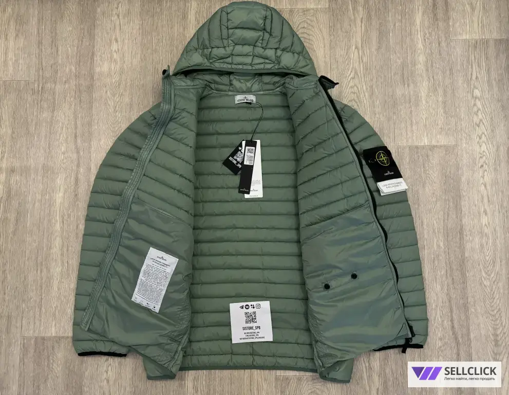 Легкий пуховик Stone Island Loom Woven XXL 3XL XXXL Оригинал