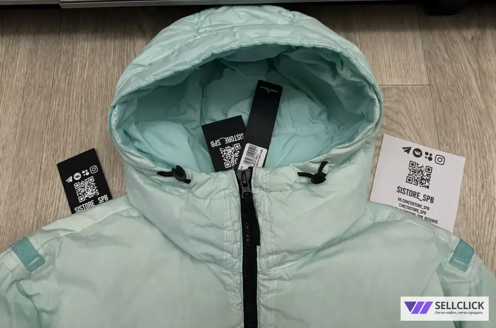 Пуховик Stone Island Crinkle Reps R-NY XL XXL Оригинал