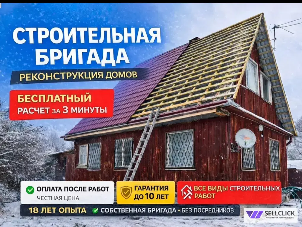 Реконструкция домов / Бригада строителей