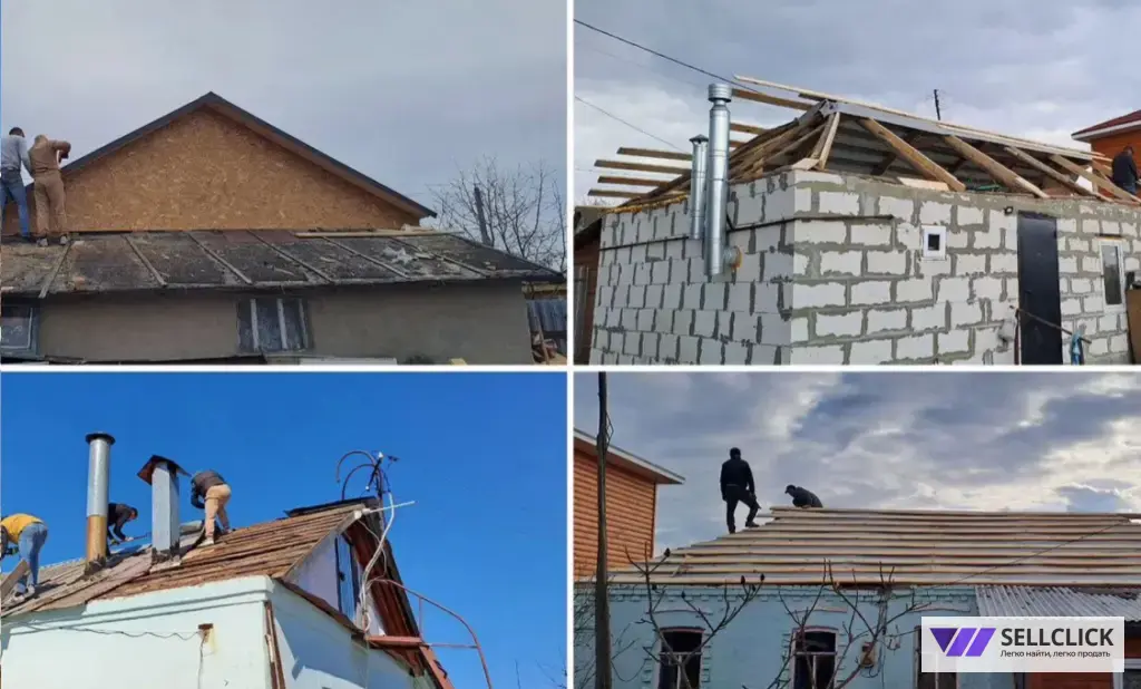 Крыша кровельные работы