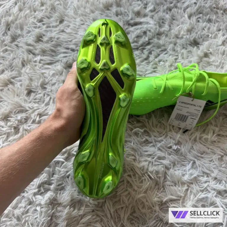 Adidas X Speedportal.1 FG green бутсы футбольные
