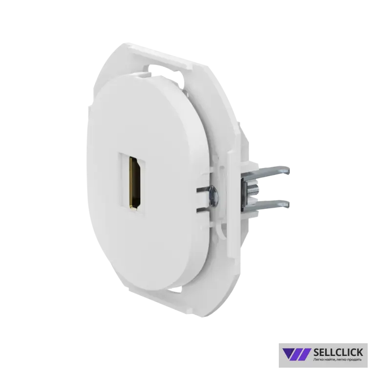 Розетка скрытой установки CADUCEUS ALING EON с модулем Keystone HDMI тип A-A, механизм