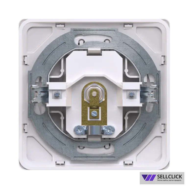 Антенная одиночная TV розетка скрытой установки CADUCEUS ALING EON
