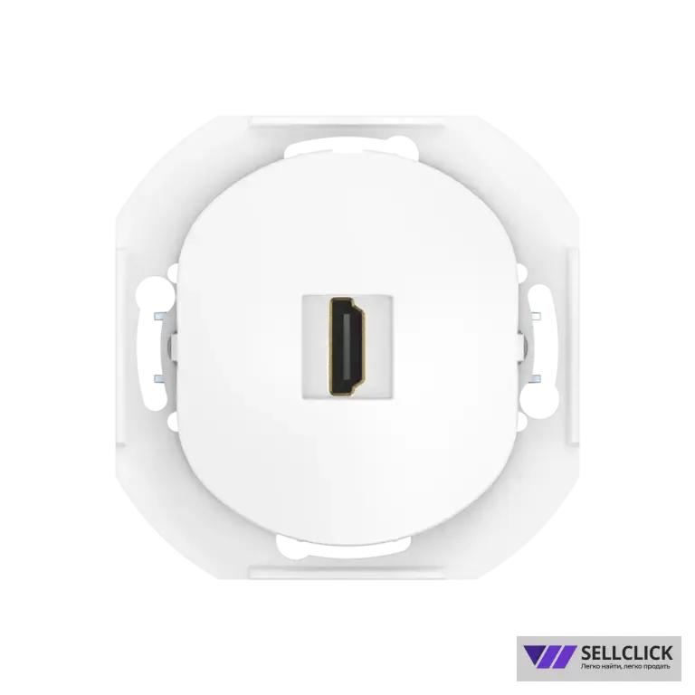Розетка скрытой установки CADUCEUS ALING EON с модулем Keystone HDMI тип A-A, механизм