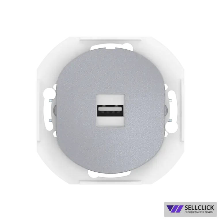 Розетка скрытой установки CADUCEUS ALING EON с модулем Keystone USB 2.0 тип A-A, механизм