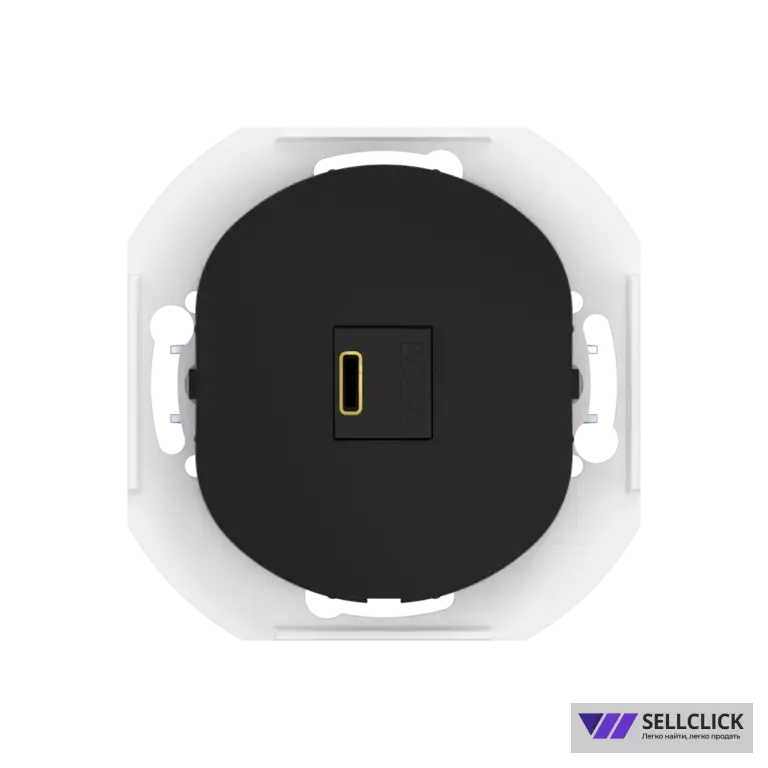 Розетка скрытой установки CADUCEUS ALING EON USB тип С для зарядки 1-го устройства, 3А, 5В=, 250В~, механизм
