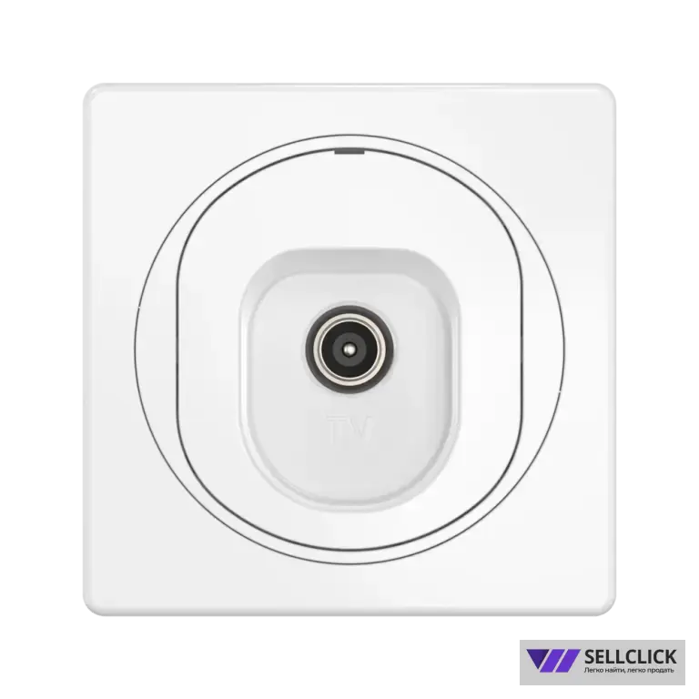 Антенная одиночная TV розетка скрытой установки CADUCEUS ALING EON