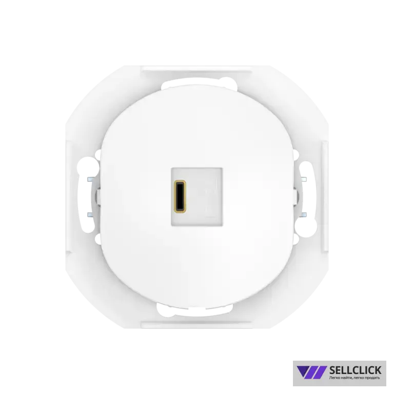 Розетка скрытой установки CADUCEUS ALING EON USB тип С для зарядки 1-го устройства, 3А, 5В=, 250В~, механизм