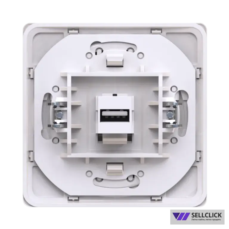 Розетка скрытой установки CADUCEUS ALING EON с модулем Keystone USB 2.0 тип A-A